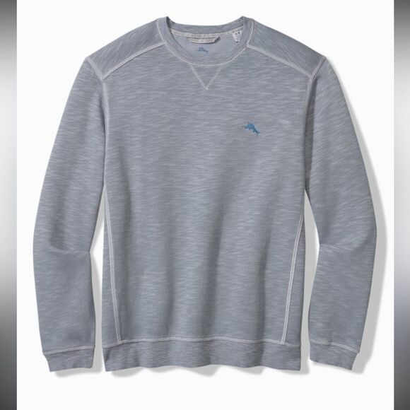 tommy bahama trindad crew sweatshirt blue - Picture 1 of 3